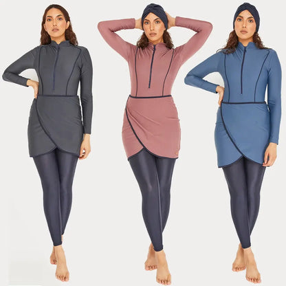 Long Sleeves Burkini Swimwear