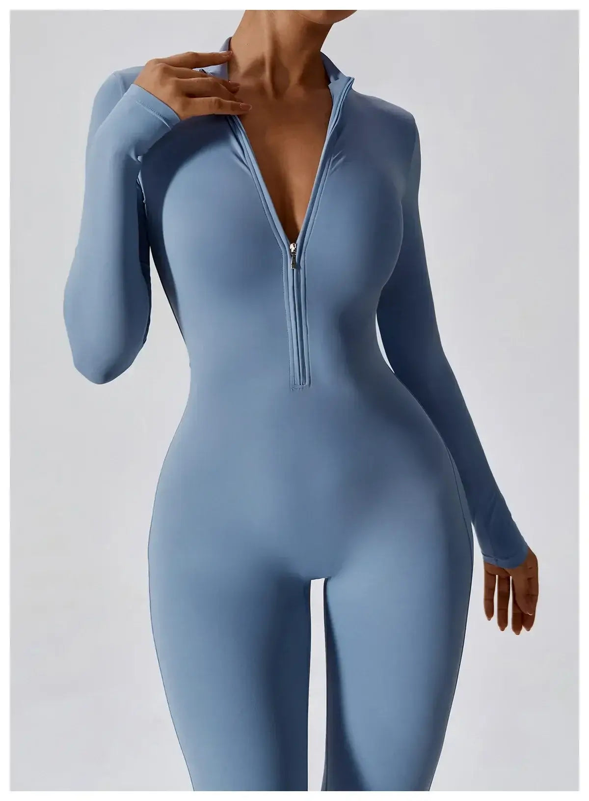 Yoga Zipper Jumpsuit