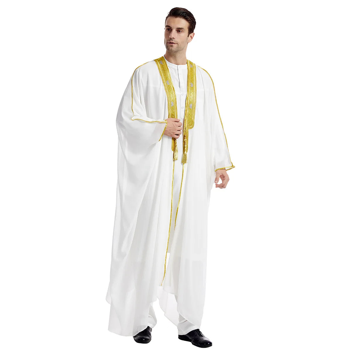 arab long dress male Amazon.com: Long Gown Thobe for Men Saudi Arabic Muslim Dress Short Sleeve Kaftan Middle East Islamic Clothing, S-5XL (Color : White, Size : X-Large) : Clothing, Shoes & Jewelry