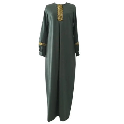 Long Embroidery Kaftan