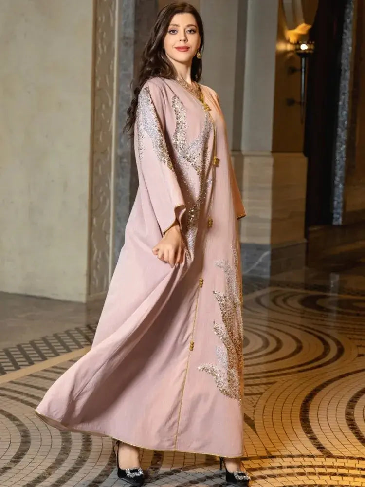 Satin Abaya Dubai Style