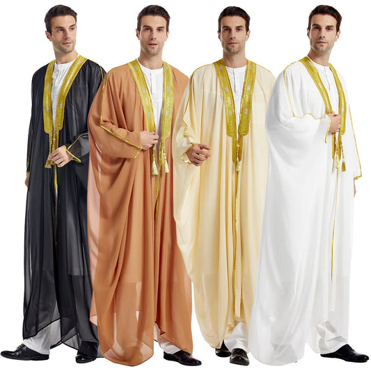 Thawb with Gold Beads