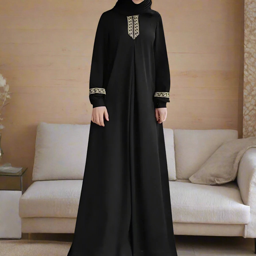 Long Embroidery Kaftan