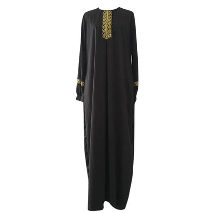 Long Embroidery Kaftan