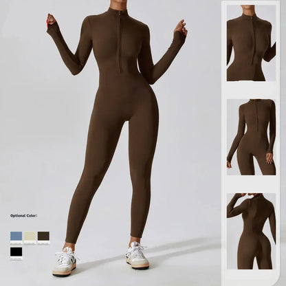 Yoga Zipper Jumpsuit