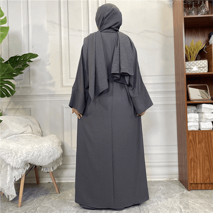 Abaya Kimono Robe - Grey