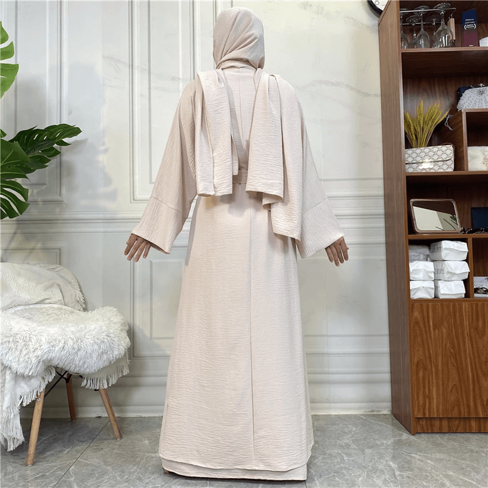 Abaya Kimono Robe - Beige