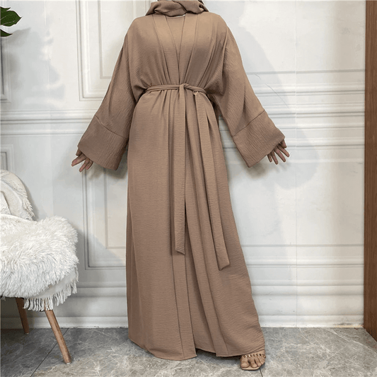 Abaya Kimono Robe - Brown