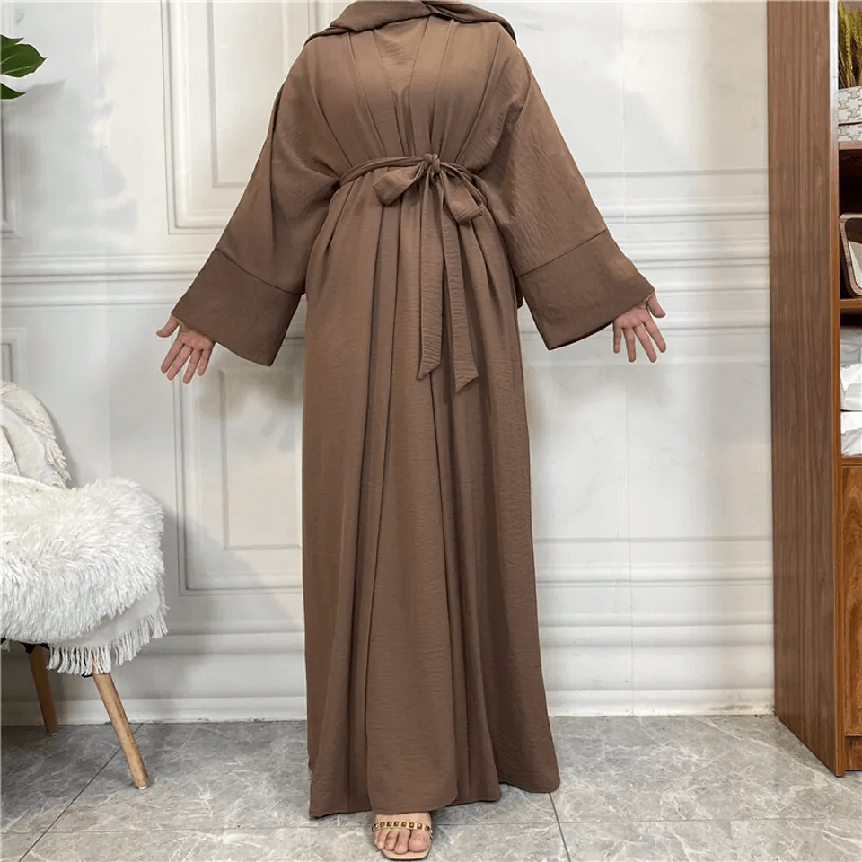 Abaya Kimono Robe - Coffee