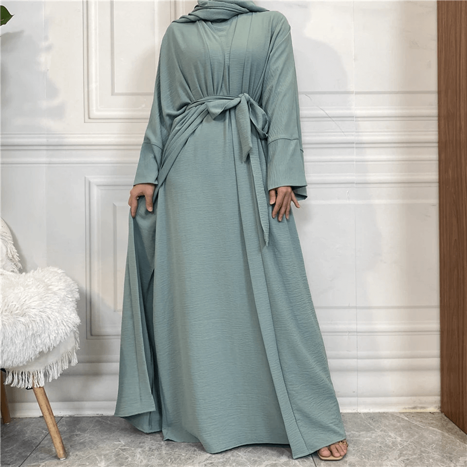 Abaya Kimono Robe - Mint green