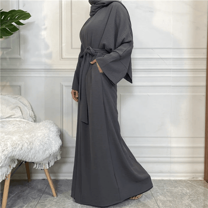 Abaya Kimono Robe - Grey