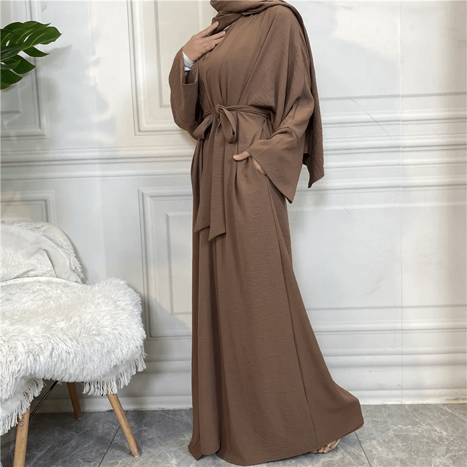 Abaya Kimono Robe - Coffee